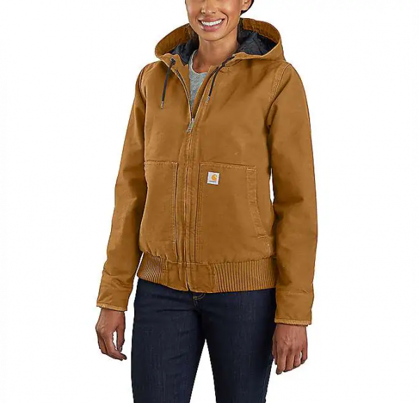 Carhartt Damen Activ-Jacke, lockerer Schnitt, carhartt brown