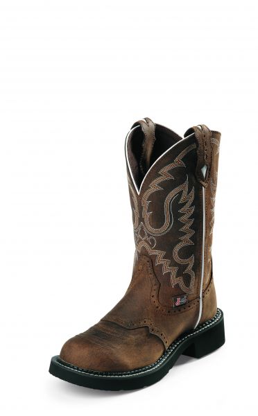 Justin Damen Boot AGED BARK