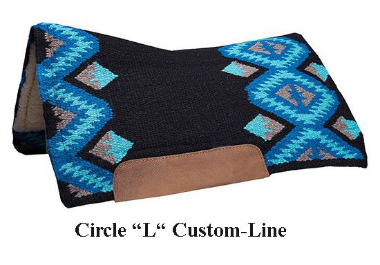 Circle L Contoured Pad "SAN JAQUINTO DESIGN"" Kurzpad 76 cm (30") black