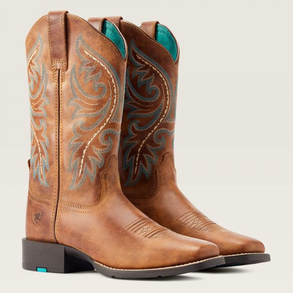 Ariat Damen Western Boots "Round Up Back Zip"