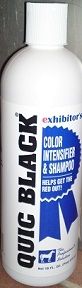 Quic Black Shampoo für dunkle und schwarze Pferde
