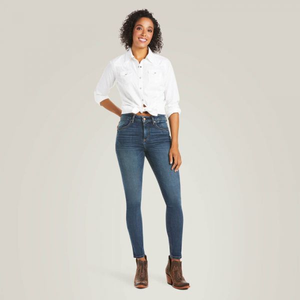 Ariat Damen Jeans Premium High Rise Skinny