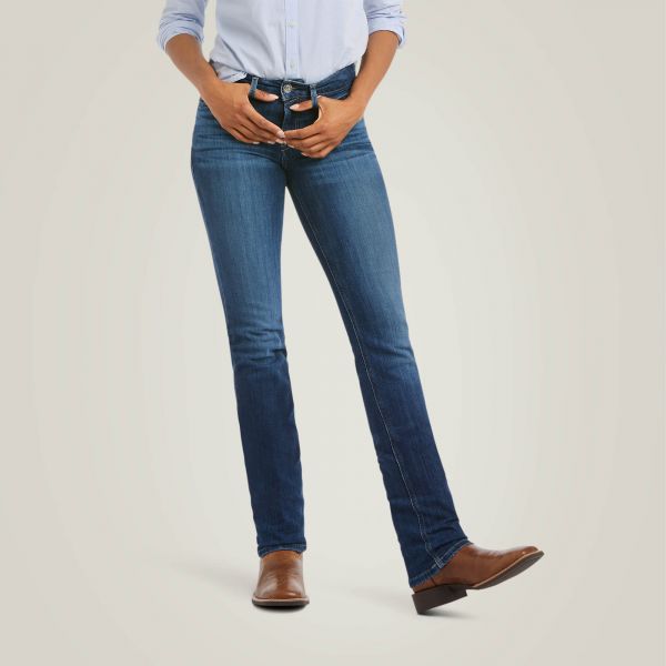 Ariat Damen Jeans "R.E.A.L. Perfect Rise Abby Straight"