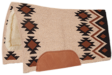 Circle "L" Contoured Deluxe Pad with Fleece Bottom