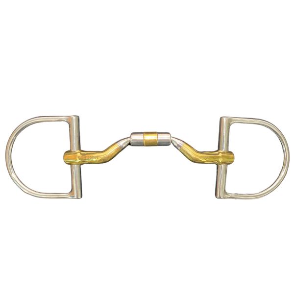 Gebiss Coronet Hunter D Ring Low Port Comfort Snaffle Bit 5"