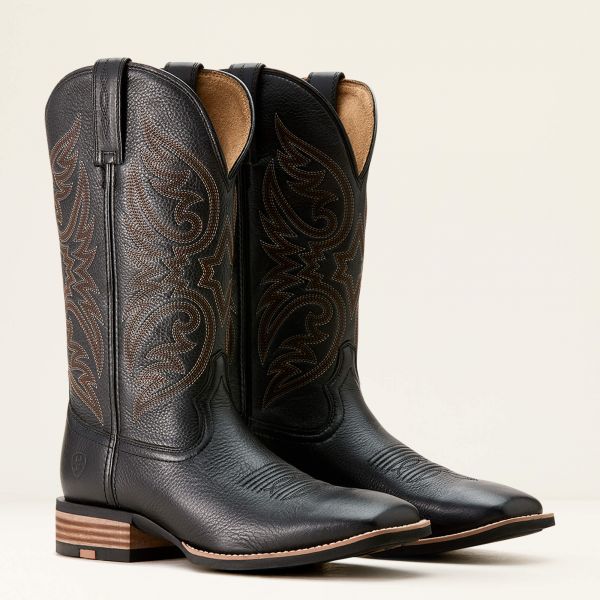 Ariat Herren Western Boot "Ricochet" in BLACK CARBON