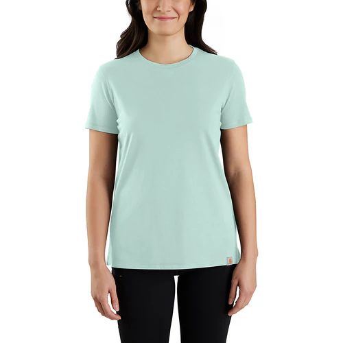 Carhartt Damen T-Shirt RELAXED FIT LIGHTWEIGHT SHORT-SLEEVE CREWNECK in Blue Surf