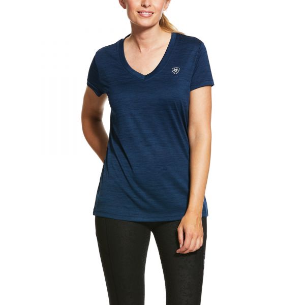 Ariat Damen Kurzarm Top "Laguna" Navy