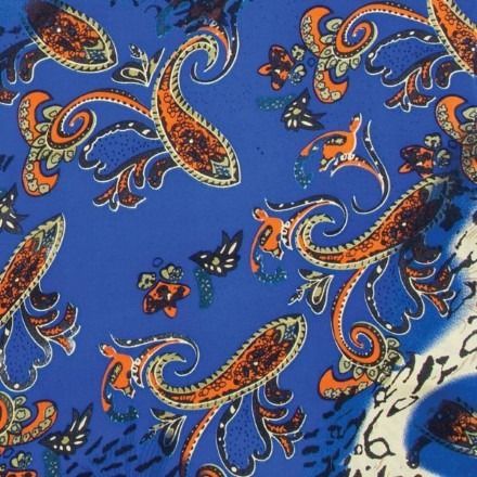 Seidentuch "Paisley Peacock"