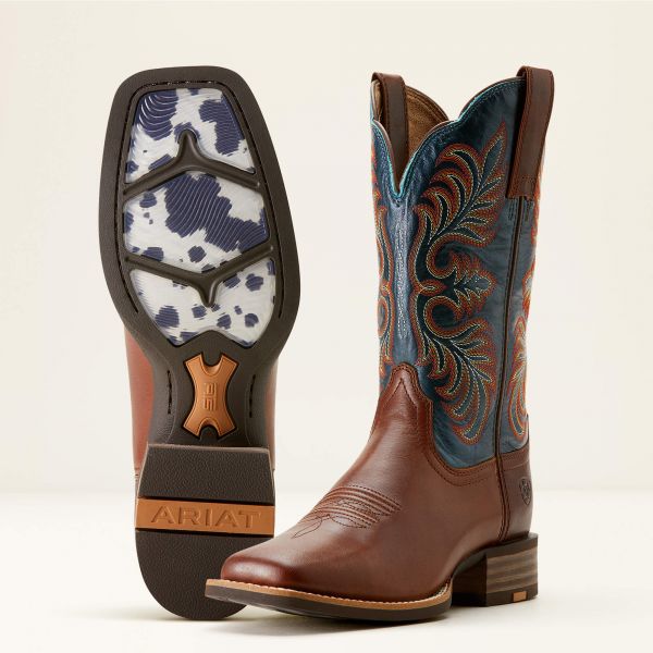 Ariat Damen Western Boots "Gillette"in VINTAGE CARAMEL ENDLESS SEA