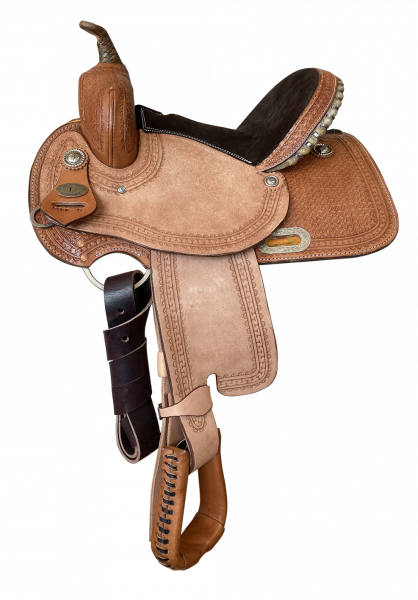 Circle L Custom Kinder Western Sattel, Brown