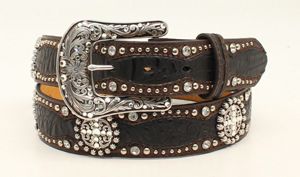 Ariat Gürtel Glattleder Glitzer