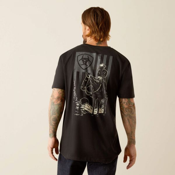 Ariat HerrenT-Shirt "Big Sky Freedom"in black