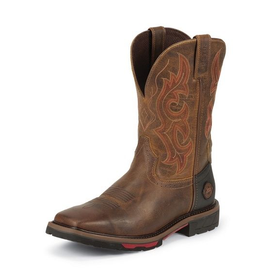 Justin Herren Work Boot RUGGED TAN HYBRED