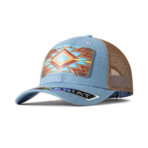 Ariat Damen CAP, Denim, mit Aztekenmuster