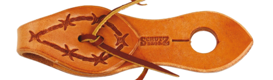 Harness Leather Slobber Straps
