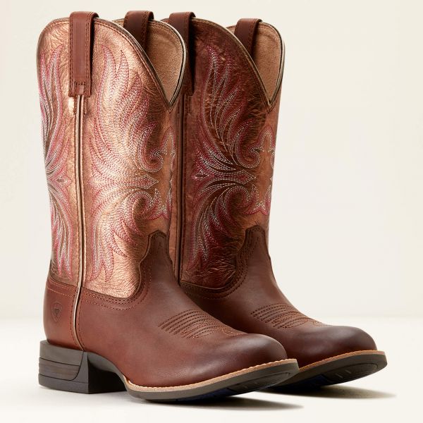 Ariat Damen Western Boots "Ranahan"in SIENNA SADDLE RUSTY RED