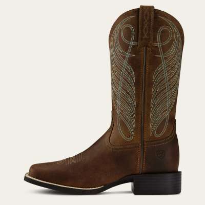 Ariat Damen Western Boot Round Up Wide Square Toe Circle L Shop